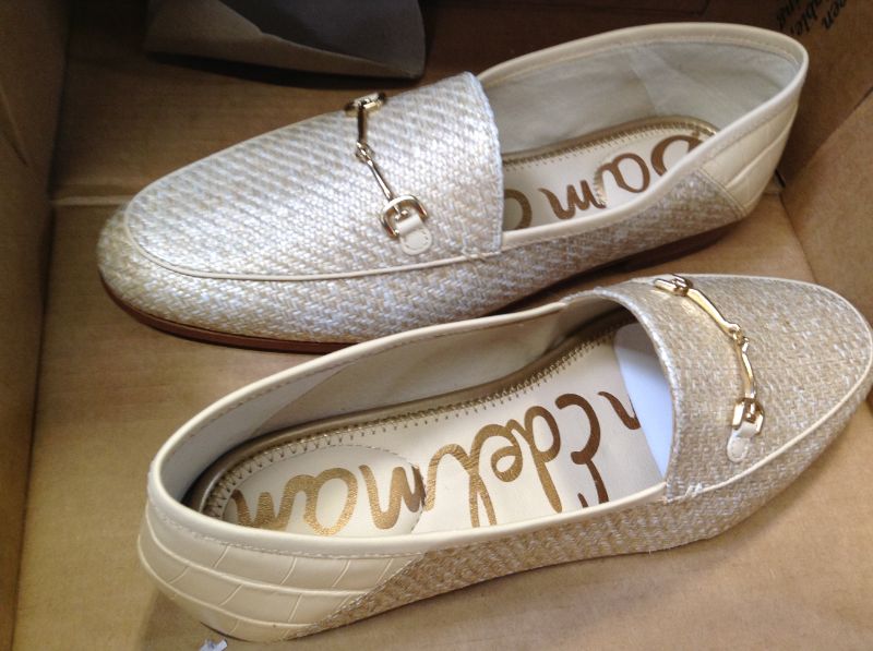 Photo 3 of [Size 8.5] Sam Edelman Women's Loraine Loafers [Eggshell Woven]