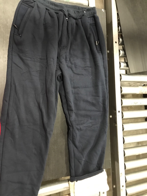 Photo 2 of [Size 2XL] Men's Sherpa Lined Athletic Sweatpants Winter Warm Track Pants