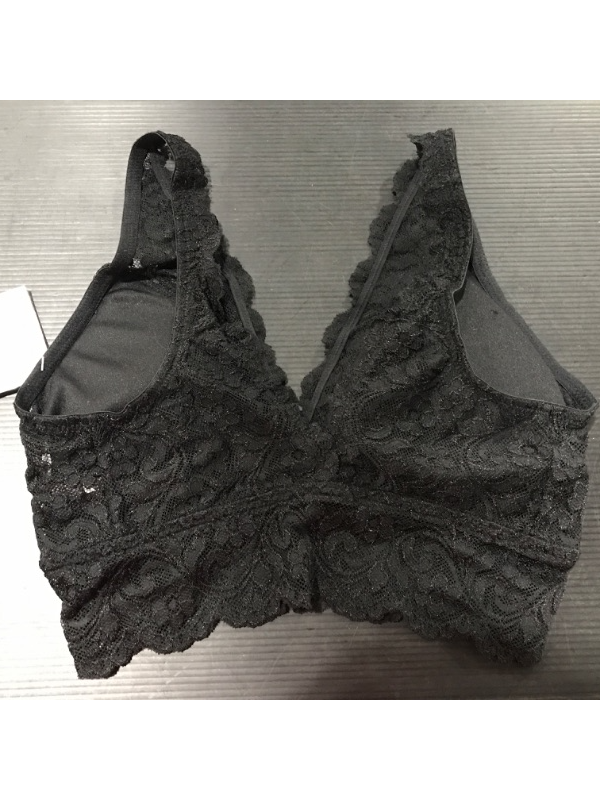 Photo 3 of [Size M] Smart & Sexy Women's Signature Lace Deep V Bralette [Black]