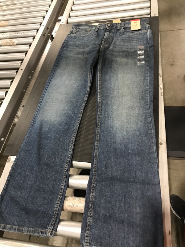 Photo 2 of [Size: 34X34] Men's Levi's 527 Slim Bootcut Jeans, [Med Blue]