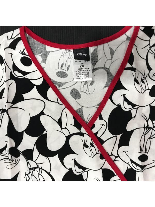 Photo 4 of [Size 2XL] Tooniforms Disney Mock Wrap Female Medical Scrub Top 6625C
