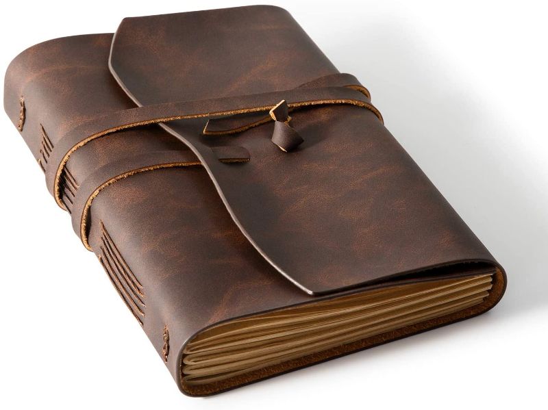 Photo 1 of Bedsure Leather Journal Notebook, Leather Bound Journal for Men and Women
