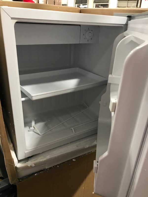 Photo 2 of BLACK+DECKER 1.7 cu. ft. Mini Fridge in White