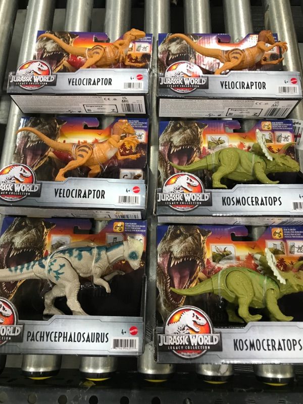 Photo 2 of Jurassic World Legacy Collection Dinosaurs Figure with Attack Action 6 PACK 