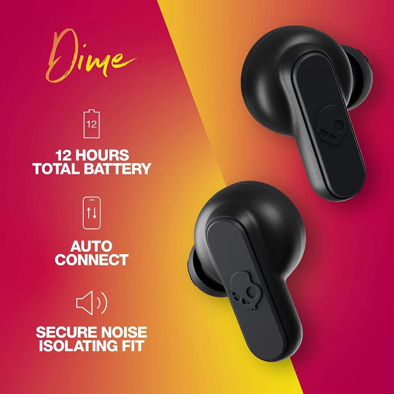Photo 1 of Skullcandy Dime True Wireless In-Ear Earbuds - True Black