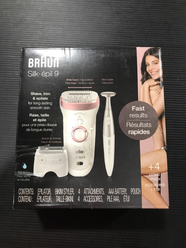 Photo 4 of Braun Silk-Épil 9 Wet & Dry Cordless Epilator (SES9/890)
