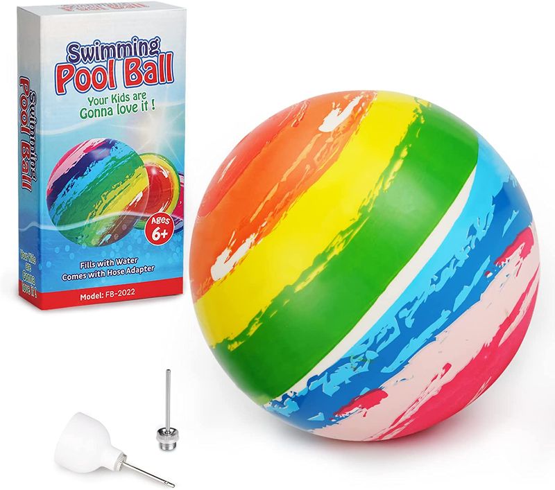 Photo 1 of Flyboo Pool Toy Ball Fills with Water - 9 Inch