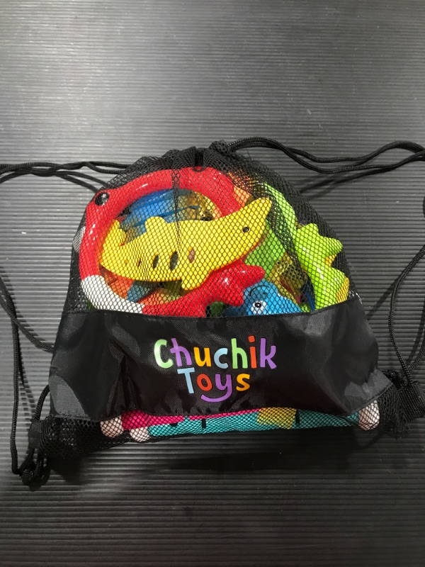 Photo 3 of Chuchik Diving Toys 30 Pack- Water Toys with a Storage Net Bag