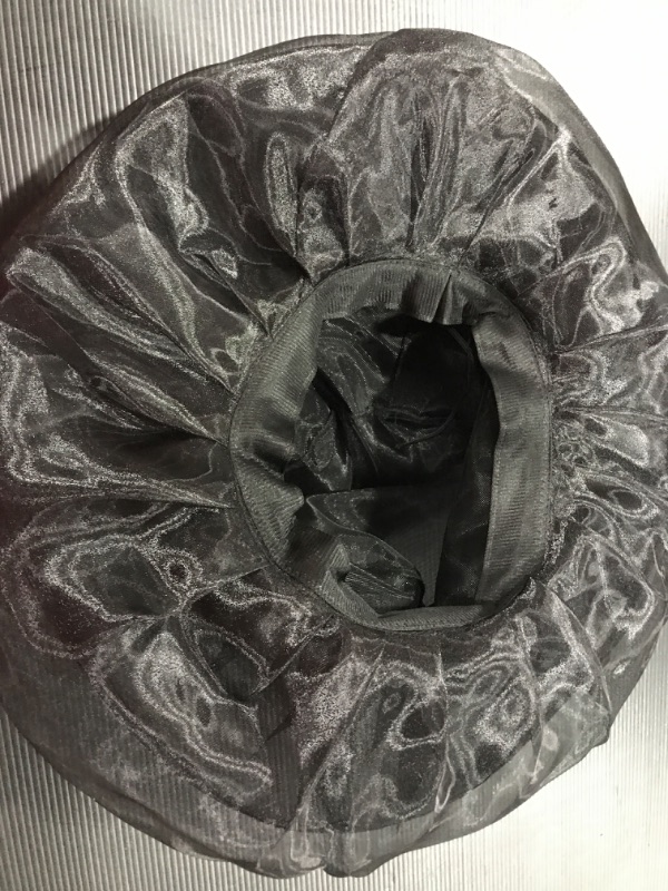 Photo 3 of Lady Derby Dress Church Cloche Hat [Black]