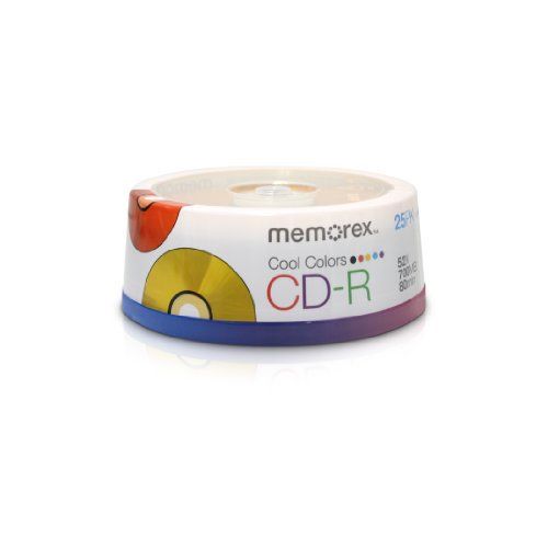 Photo 1 of Memorex 700MB 52X CD-R 25 Packs Disc Model 04627
