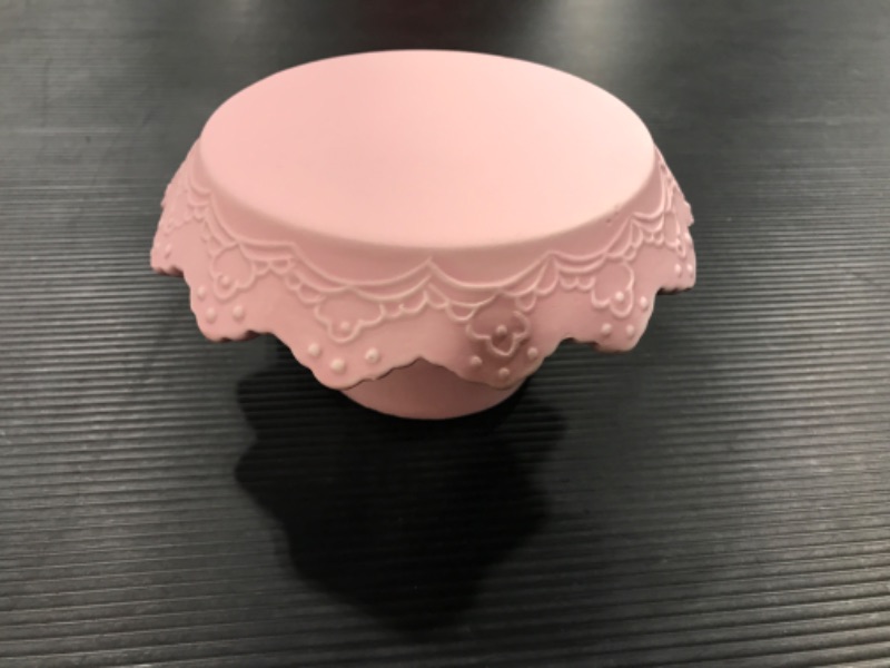Photo 4 of 47th & Main Serving Tray - Pink Cake Stand
