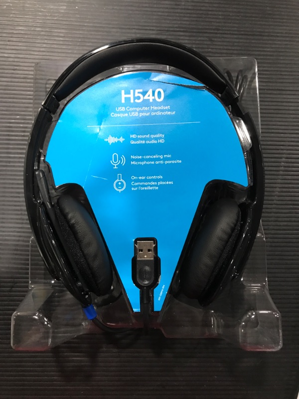 Photo 3 of Logitech High-performance USB Headset H540 for Windows and Mac, Skype Certified
