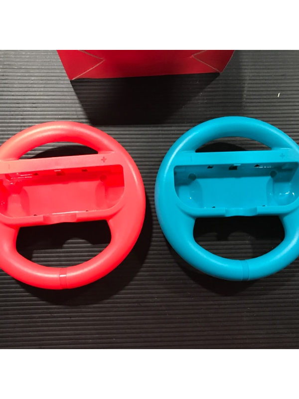 Photo 2 of Racing Wheel Set for Joy-Con (Blue/ Red) (2-Pack)