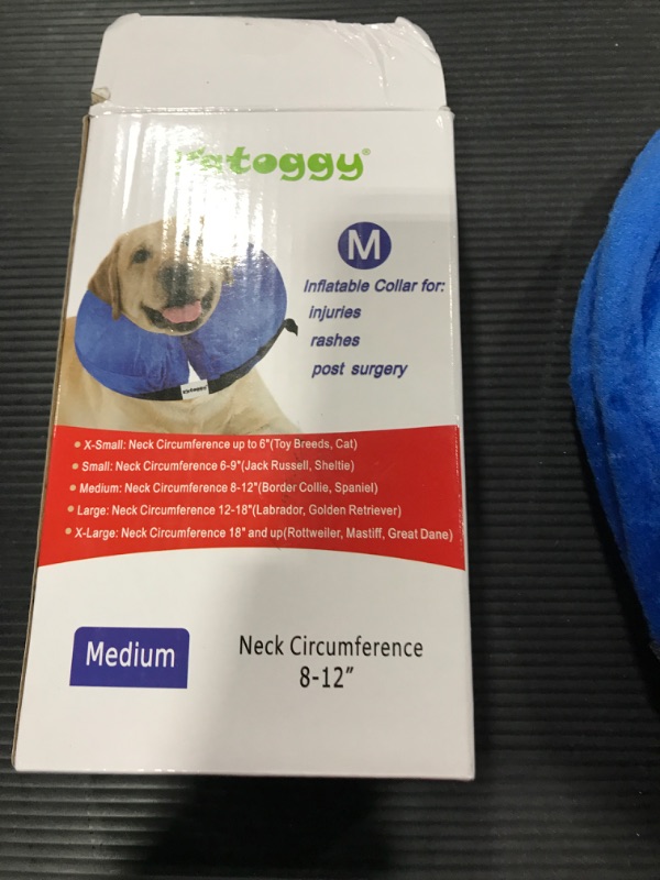 Photo 4 of [Size Medium] Katoggy Protective Inflatable Recovery Collar [Blue]