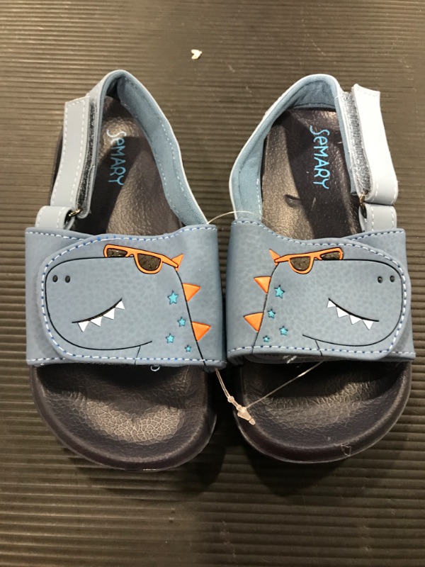 Photo 1 of [Size 28] Big Dinosaur Sandles [Blue]