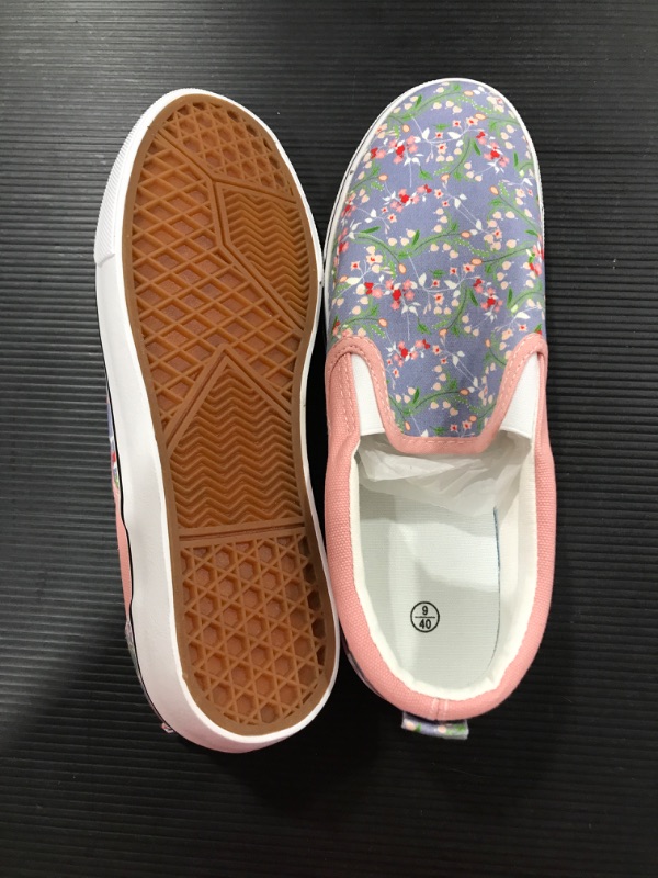 Photo 3 of [Size 9] Women's Slip Ons [Floral Blue]