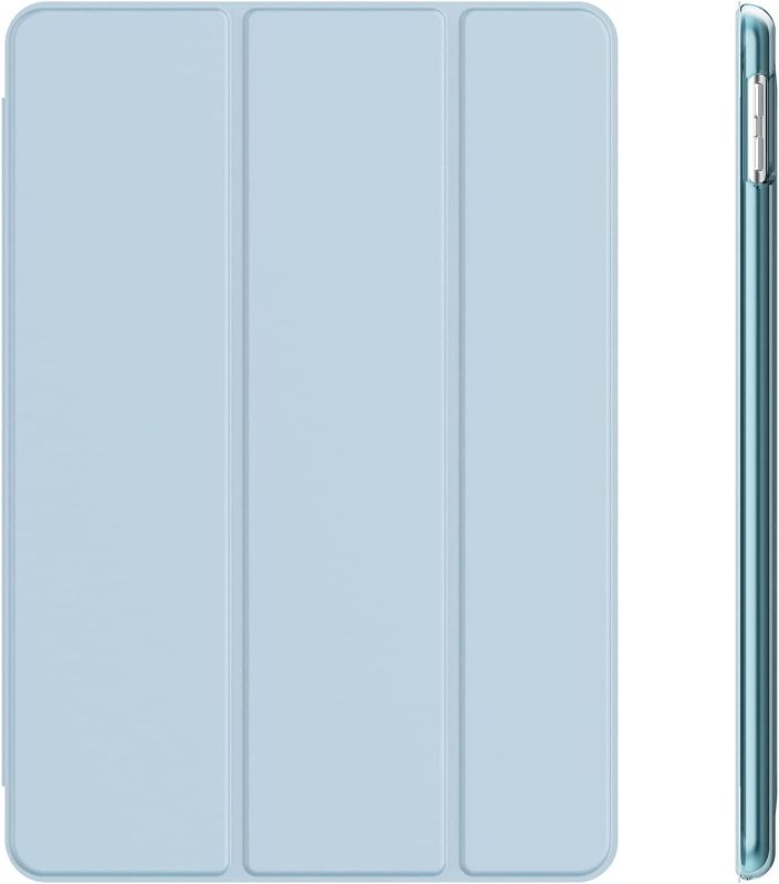 Photo 1 of JETech Case for iPad 10.2-Inch (2021/2020/2019 Model, 9/8/7 Generation), Auto Wake/Sleep Cover (Light Blue)
