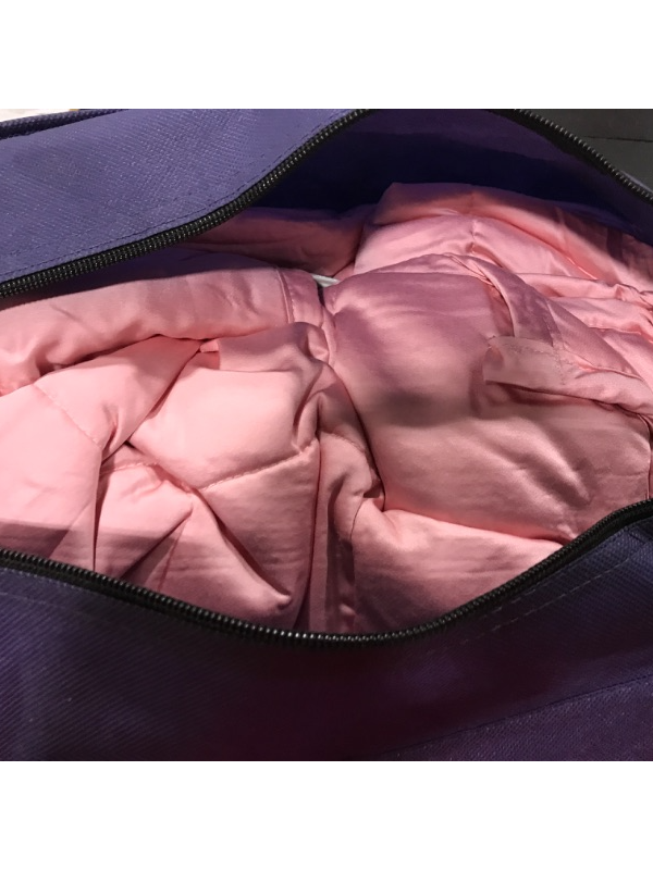 Photo 3 of [Queen] YnM Cooling Weighted Blanket with 100% Bamboo Viscose (Pink, 60''x80'' 15lbs)