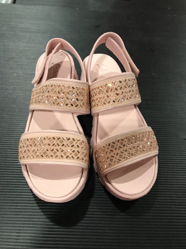 Photo 3 of [Size 9] Skechers Women's Foamies Footsteps-Glam Party Sandal, Blush