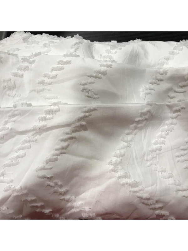 Photo 3 of [Size King] Nanko -  Zig Zag Duvet cover [White]