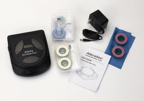 Photo 1 of Aleratec DVD CD Motorized Disc Repair Plus System | Repairs and Cleans Up to 99% Scratched Discs | Cleaning Solution Included