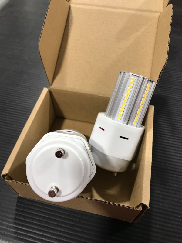 Photo 2 of 2 Pack 10W LED Bulb,Gu24 LED Light Bulb Base,1400 Lumens,5000K Daylight 360 Degree Beam Angle for CFL Upgrade(100W Equivalent)