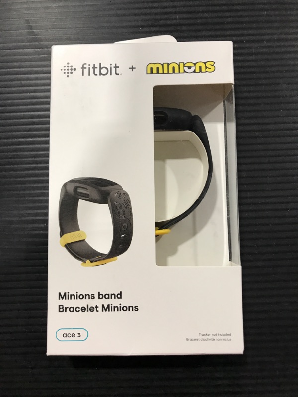 Photo 2 of Fitbit Ace 3 Minions Silicone Band - Black