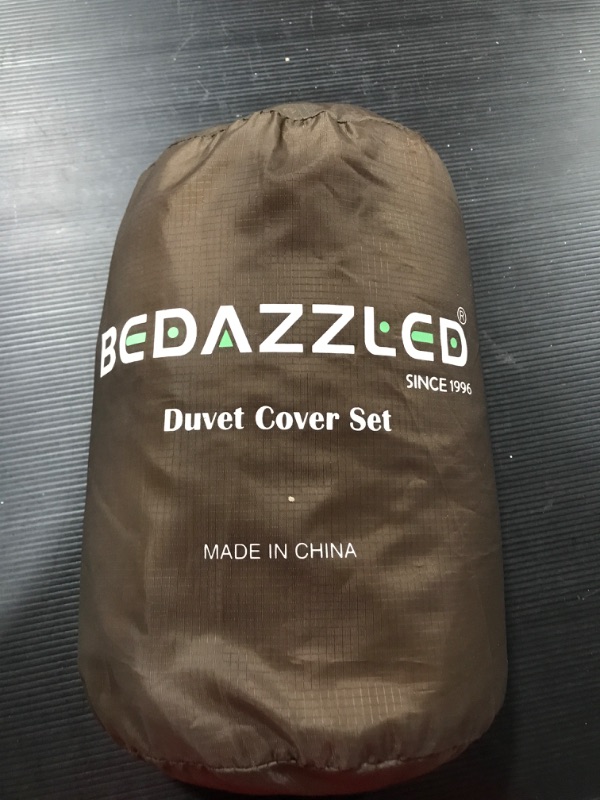 Photo 1 of [King] BEDAZZLED Duvet Cover100% Washed Microfiber Tufted Comforter Cover Set [Yellow]