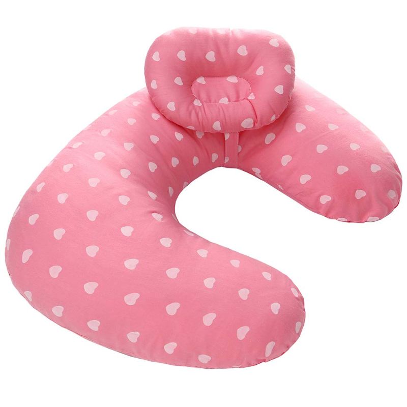 Photo 1 of Baby Breastfeeding Nursing Pillow and Positioner,Machine Washable U Shape Nursing and Infant Support Pillow Bonus Head Positioner(Love)