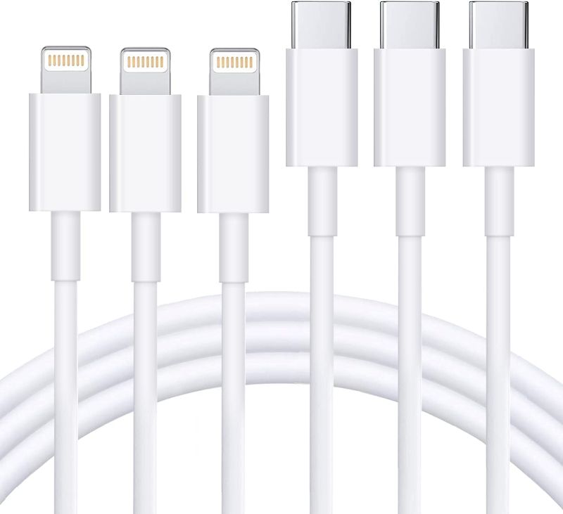 Photo 1 of USB C to Lightning Cable 3Pack 3FT