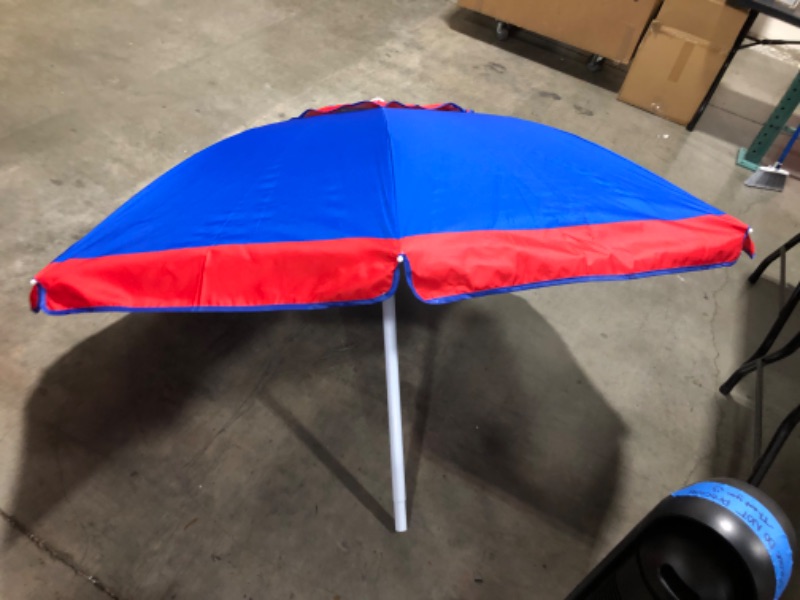 Photo 4 of BLUE 6' BEACH UMBRELLA
