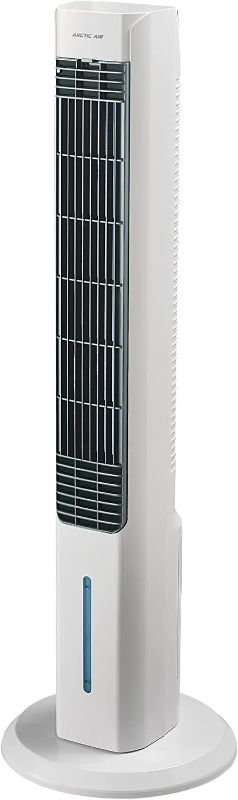 Photo 1 of Arctic Air Tower 2.0 Evaporative Air Cooler - Large Area Room Cooling, 4 Speed Settings, Quiet Oscillation, Space-Saving, Perfect for Bedroom, Living Room, Office & More/ SELLING FOR PARTS
