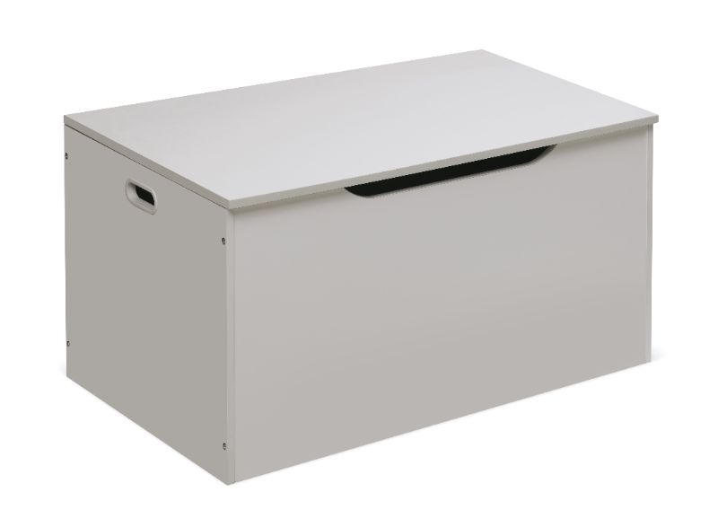 Photo 1 of Badger Basket Flat Bench Top Toy and Storage Box - White
