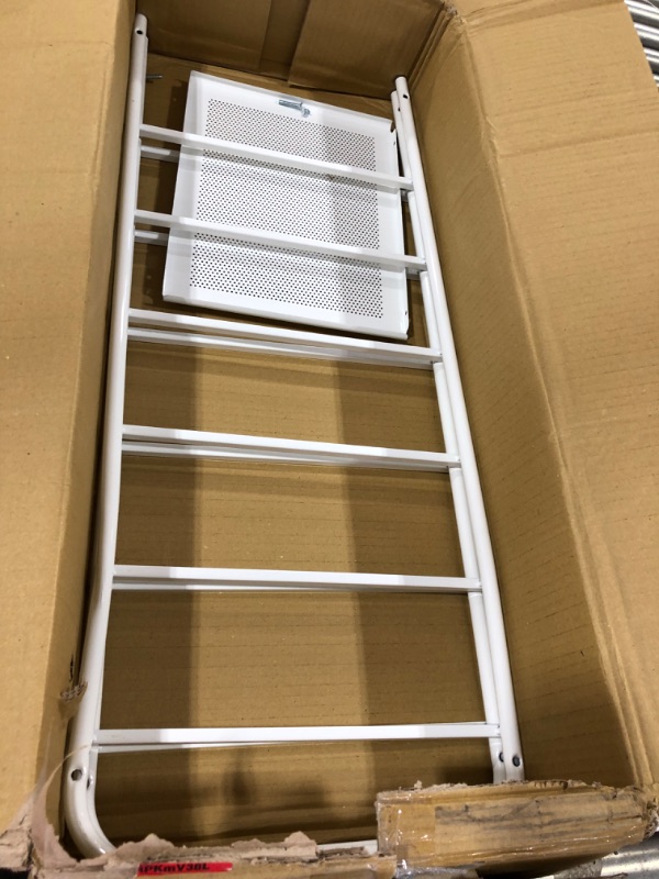 Photo 4 of  6 Drawer Rolling Storage Cart, White
