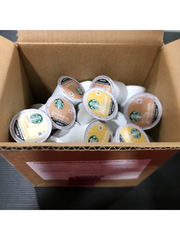 Photo 2 of [EXP 8-15-22] Starbucks Flavored K-Cup Coffee Pods — Variety Pack for Keurig Brewers — 1 box (40 pods) Variety Flavor 40 Count
