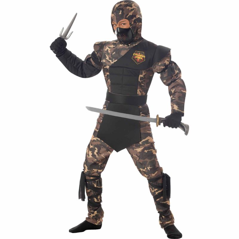 Photo 1 of [Size Child Small 6-8] Ninja Special Ops Child Halloween Costume