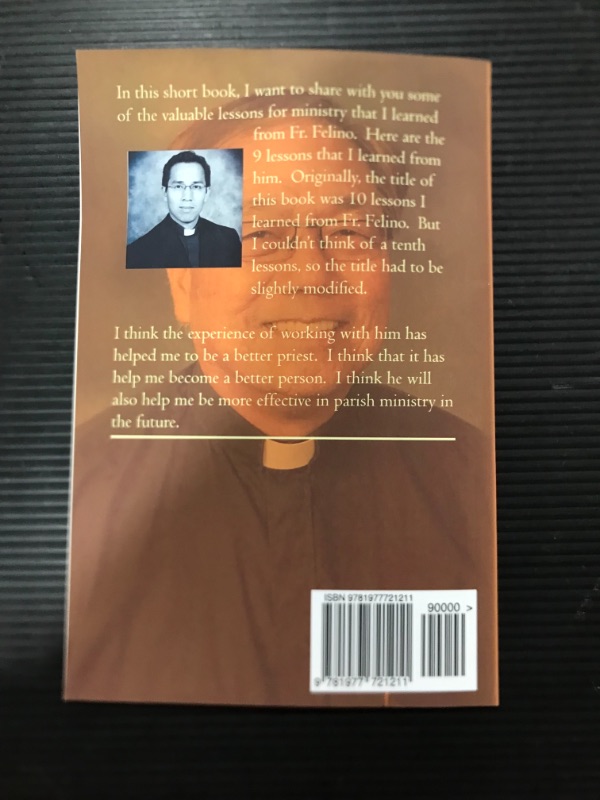 Photo 3 of 9 Lessons I Have Learned from Fr. Felino Vu Tran Author