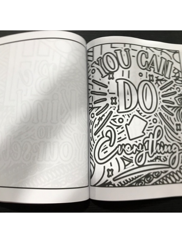 Photo 2 of An Inspirational Colouring Book For Everyone: Coloring Pages with Motivational Sayings and Positive Affirmations 