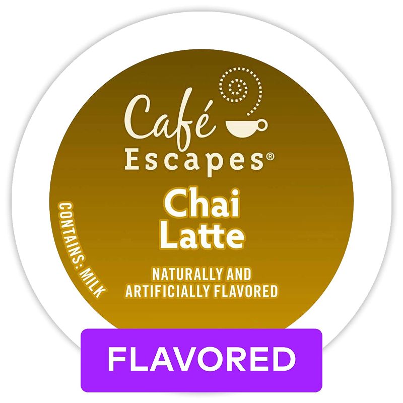 Photo 2 of 12 Ct Café Escapes Chai Latté K-Cup® Pods. - Kosher Single Serve Pods [EXP 7-22]