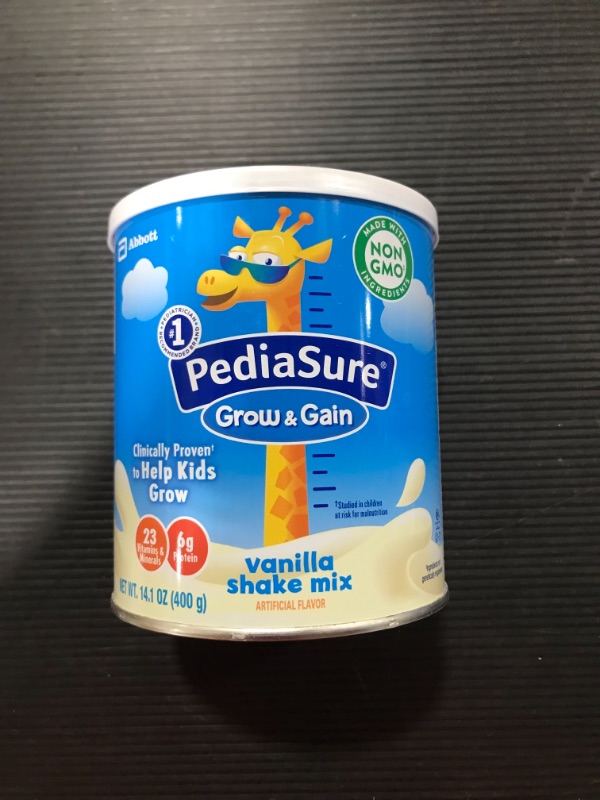 Photo 2 of PediaSure Grow & Gain Shake Mix Powder Vanilla 14.1 Oz Canister [EXP 10-22]