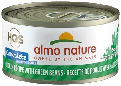 Photo 1 of Almo Nature HQS Complete Cat Grain Free Chicken with Green Beans Canned Cat Food - 2.47 Oz, Case of 24