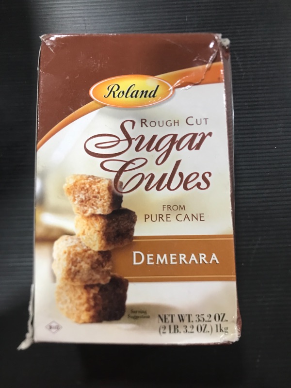 Photo 2 of  Roland Rough Cut Sugar Cubes from Pure Cane, 35.3 OZ