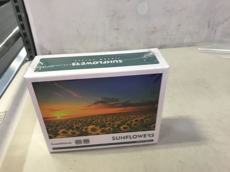 Photo 1 of SweatDance 500 Piece Jigsaw Puzzles for Adults for Kids-Sunflowers in The Field- Puzzle Games Funny Gifts
