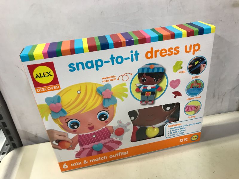 Photo 2 of Alex Discover Snap-to-It Dress Up Kids Art and Craft Activity
