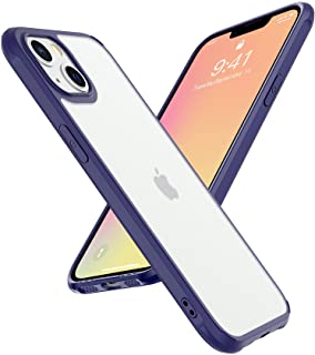 Photo 1 of  Shockproof Case for iPhone 13 Pro 6.1 inch,Translucent Matte Hard Acrylic Back with Soft TPU Edges,Anti-Fingerprint Anti-Yellowing Slim Protective 2 PACKS 