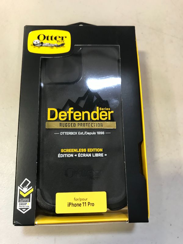 Photo 2 of OtterBox Defender Series SCREENLESS Edition Case for iPhone 11 Pro - Black & ZAGG InvisibleShield Glass+ Screen Protector – High-Definition Tempered Glass Made for Apple iPhone 11 Pro
