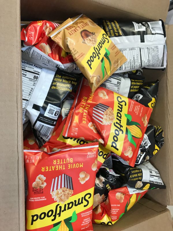 Photo 1 of SMARTFOOD POPCORN VARIETY PACK 40 CT EXP FEB 2022