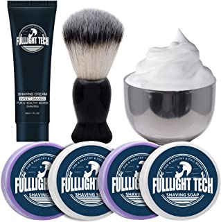 Photo 1 of 4 Packs Shaving Soap w/Shaving Bowl,Shaving Brush,Shaving Cream,Unqiue Men's Gift Set Mens Shaving Kit for Christmas Stocking Stuffers for Him Boyfriend Dad Adult Husband Birthday Valentines Day Gifts
7 Piece Set