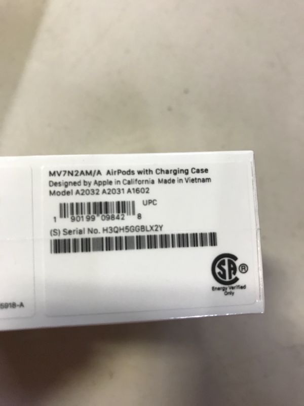 Photo 2 of Apple AirPods (2nd Generation) FACTORY SEALED 