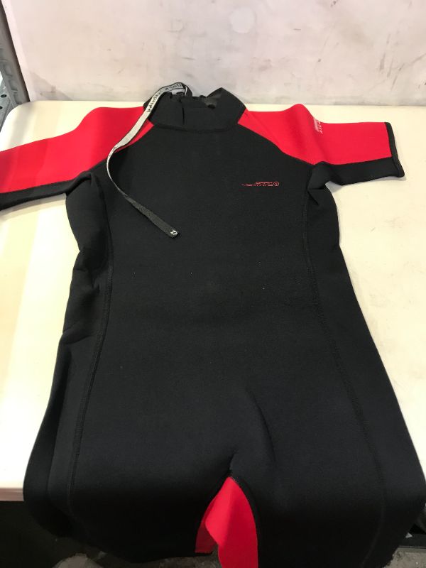 Photo 1 of DARK LIGHTNING SHORTY KIDS WETSUIT SIZE 14